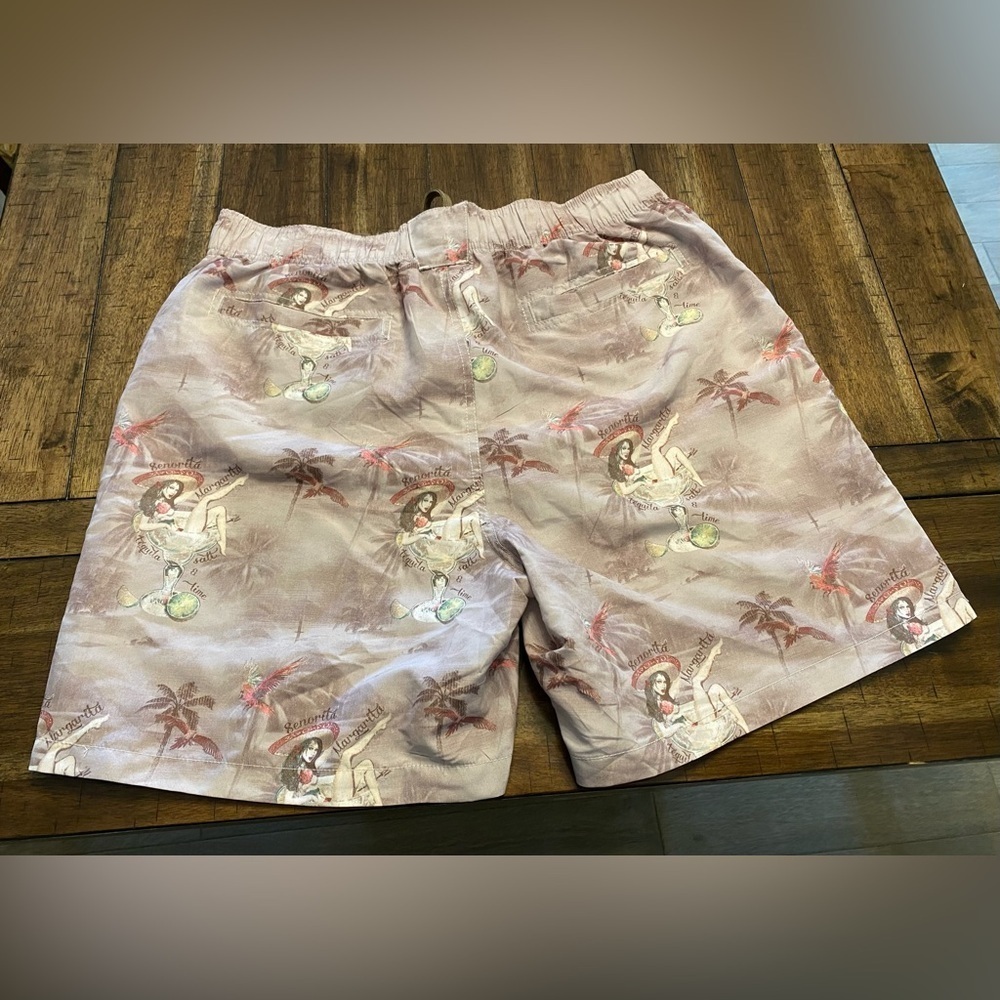 Men's Paradise Shores Large Lined Board Shorts, Swim Trunks - Picture 2 of 4